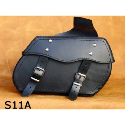 Kožené moto brašny S11, 2x14L