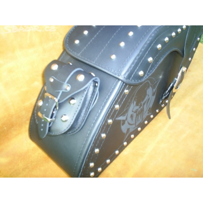 Kožené moto brašny S5 Intruder, 2 x 24L