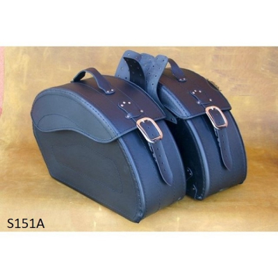 Kožené brašny na chopper S151