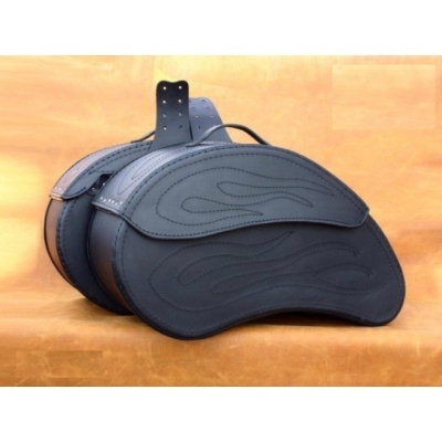 Kožené moto brašny S20 bez nýtů, 57 x 34 x 18,5cm