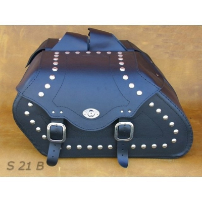 Kožené moto brašny S 21, 2 x 30L
