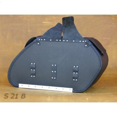 Kožené moto brašny S 21, 2 x 30L