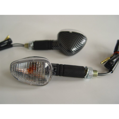 miniblinkr ovál carbon, čiré sklo,