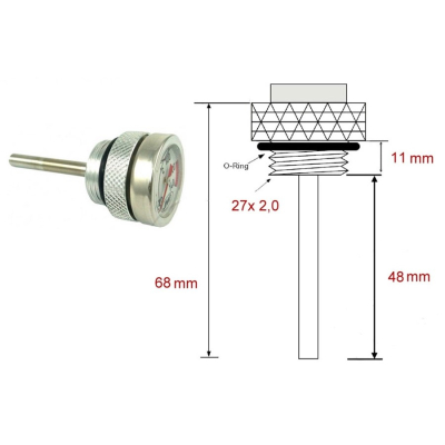 Ukazatel teploty oleje