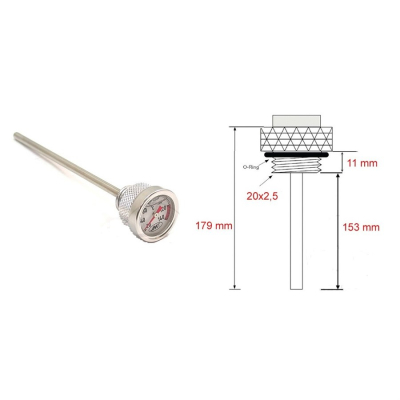 Ukazatel teploty oleje