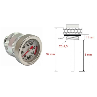 Ukazatel teploty oleje