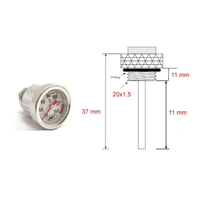 Ukazatel teploty oleje