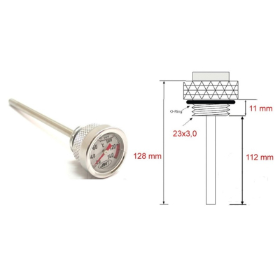 Ukazatel teploty oleje