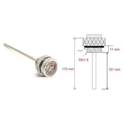 Ukazatel teploty oleje