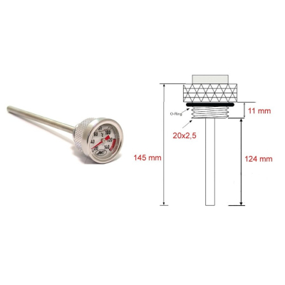 Ukazatel teploty oleje