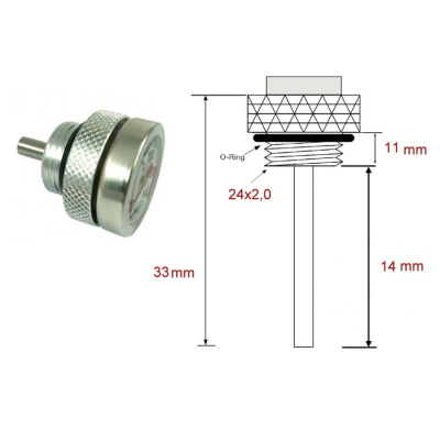 Ukazatel teploty oleje