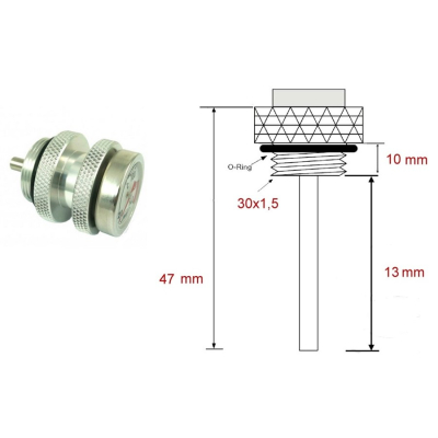 Ukazatel teploty oleje