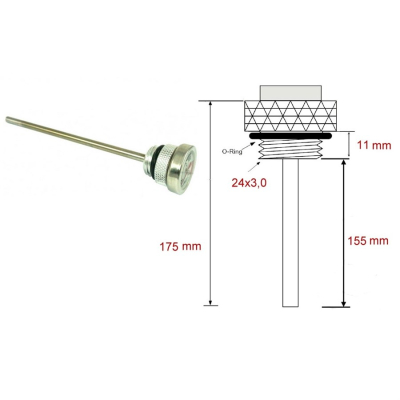 Ukazatel teploty oleje