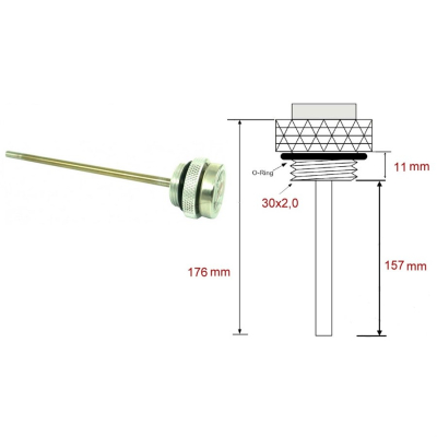 Ukazatel teploty oleje