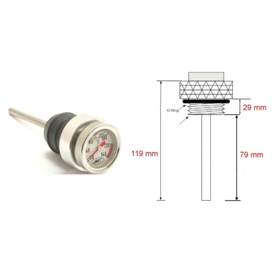 Ukazatel teploty oleje