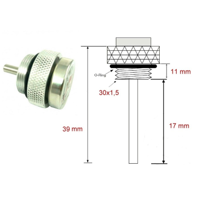 Ukazatel teploty oleje