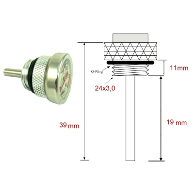 Ukazatel teploty oleje