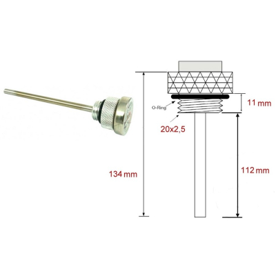Ukazatel teploty oleje