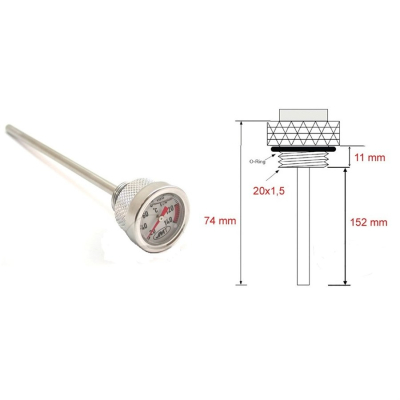 Ukazatel teploty oleje