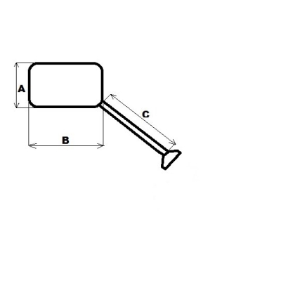 zrcátko Kawasaki ER-6F levé
