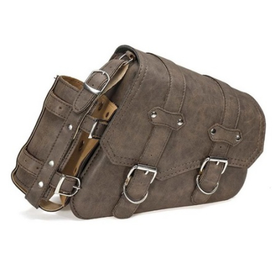 Boční moto brašna Vintage na rám levá