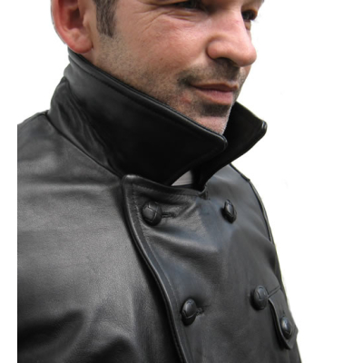 Kožená německá letecká bunda BF-109 Jagdflieger černá