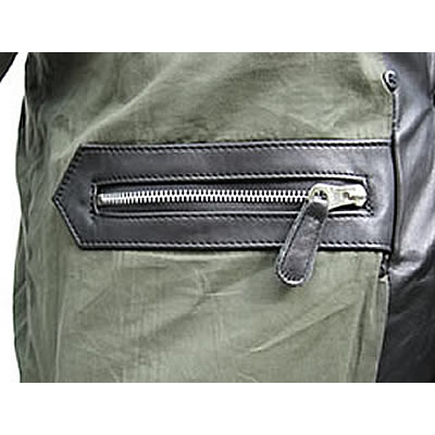 Kožená německá letecká bunda BF-109 Jagdflieger černá