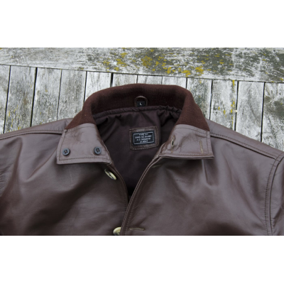 Kožená letecká USA bunda A-1