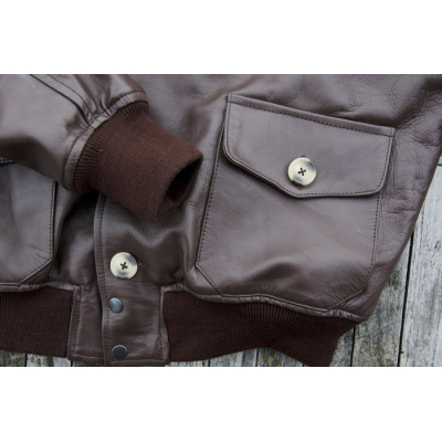 Kožená letecká USA bunda A-1