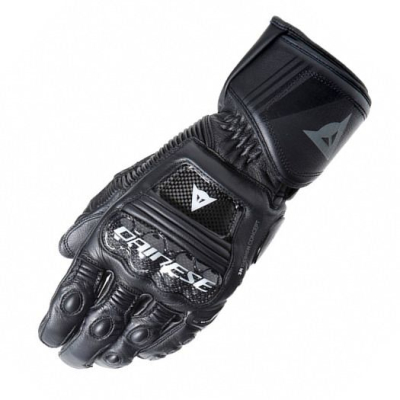 Dainese DRUID 4 sportovní kožené rukavice černé/šedé