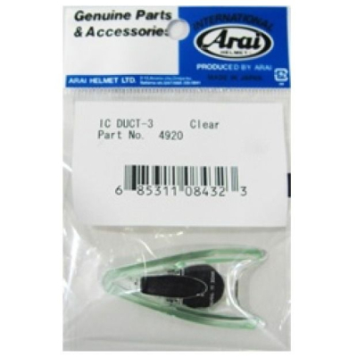 Větrák ARAI přední IC-3, Clear - pro automobilové přilby Arai GP-6, GP-6 RC, CK-6, SK-6