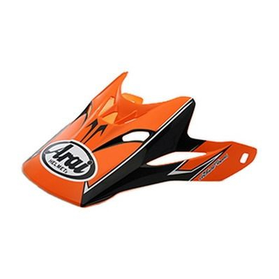 Arai MX-V kšilt design Sly Orange pro helmy Arai MX-V