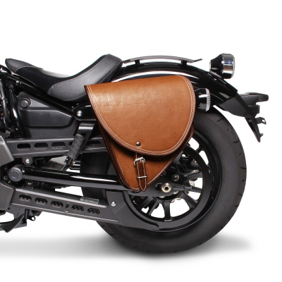 Moto brašny chopper Indiana hnědé 10L, levá