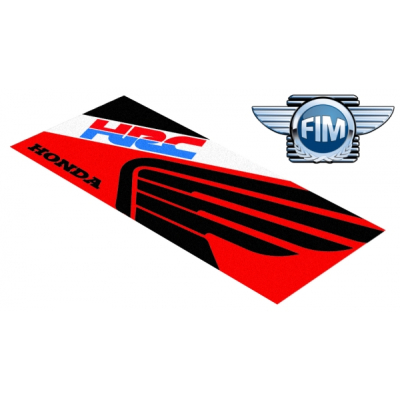 Koberec pod moto HONDA HRC SUPERBIKE červeno/černo/bílý