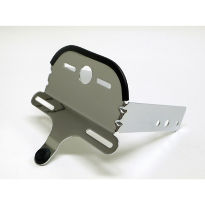 Highway Hawk Držák pro koncové světlo s držákem SPZ, chrom (1ks)