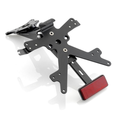 Nastavitelný držák SPZ RIZOMA FOX s osvětlením SPZ a odrazkou pro motocykly YAMAHA MT-09 / FZ-09 / XSR900