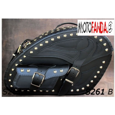 Kožené brašny S261 se zámkem 57x37x20cm