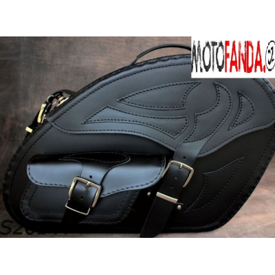 Kožené brašny S261 se zámkem 57x37x20cm