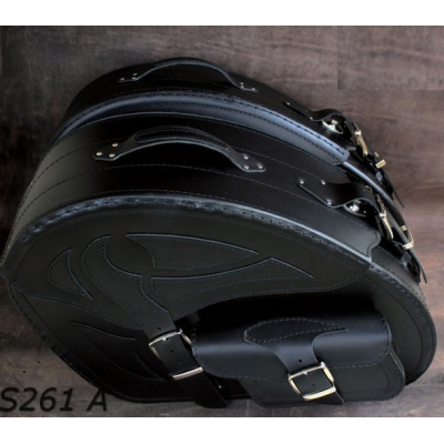 Kožené brašny S261 se zámkem 57x37x20cm