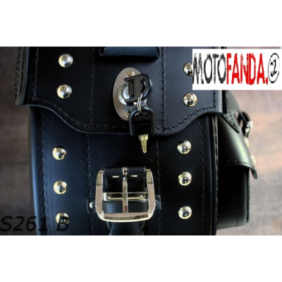 Kožené brašny S261 se zámkem 57x37x20cm