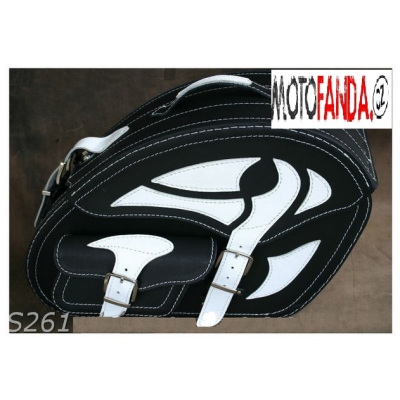 Kožené brašny S261 se zámkem 57x37x20cm