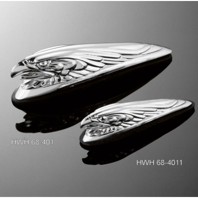 Soška Highway Hawk EAGLEHEAD na blatník (orel), 17cm, chrom