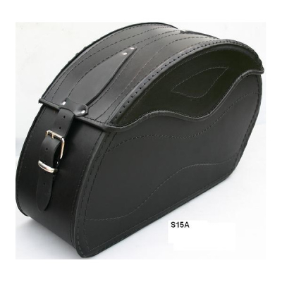 Kožené moto brašny S15 vyztužené, 2x20L