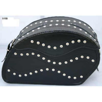 Kožené moto brašny S15 vyztužené, 2x20L