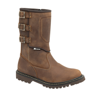 Kožené boty na motorku Kochmann Nevada hnědé