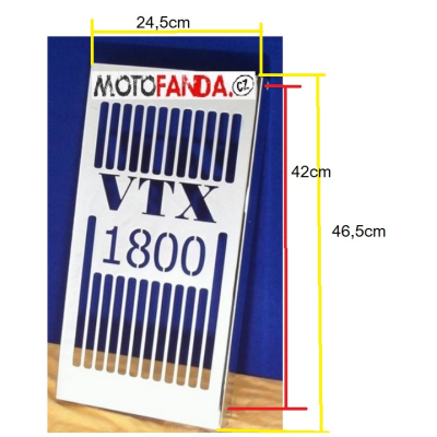 Honda VTX 1800 Custom kryt chladiče