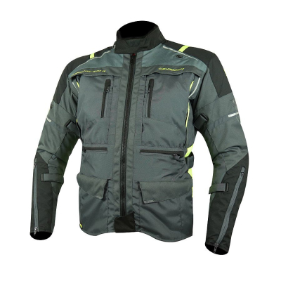 Bunda na motorku Nazran Cavell Tech-Air black/grey/fluo