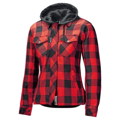 Held LUMBERJACK II dámská flanelová košile s chrániči červená/černá
