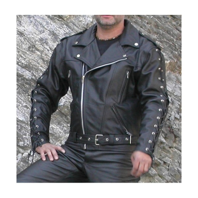 Kožená bunda BIKERS MODE F - J