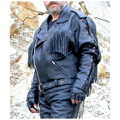 Kožená bunda BIKERS MODE F - JS